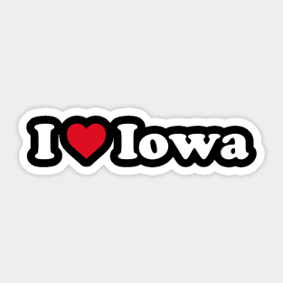 I ❤️ Iowa Sticker